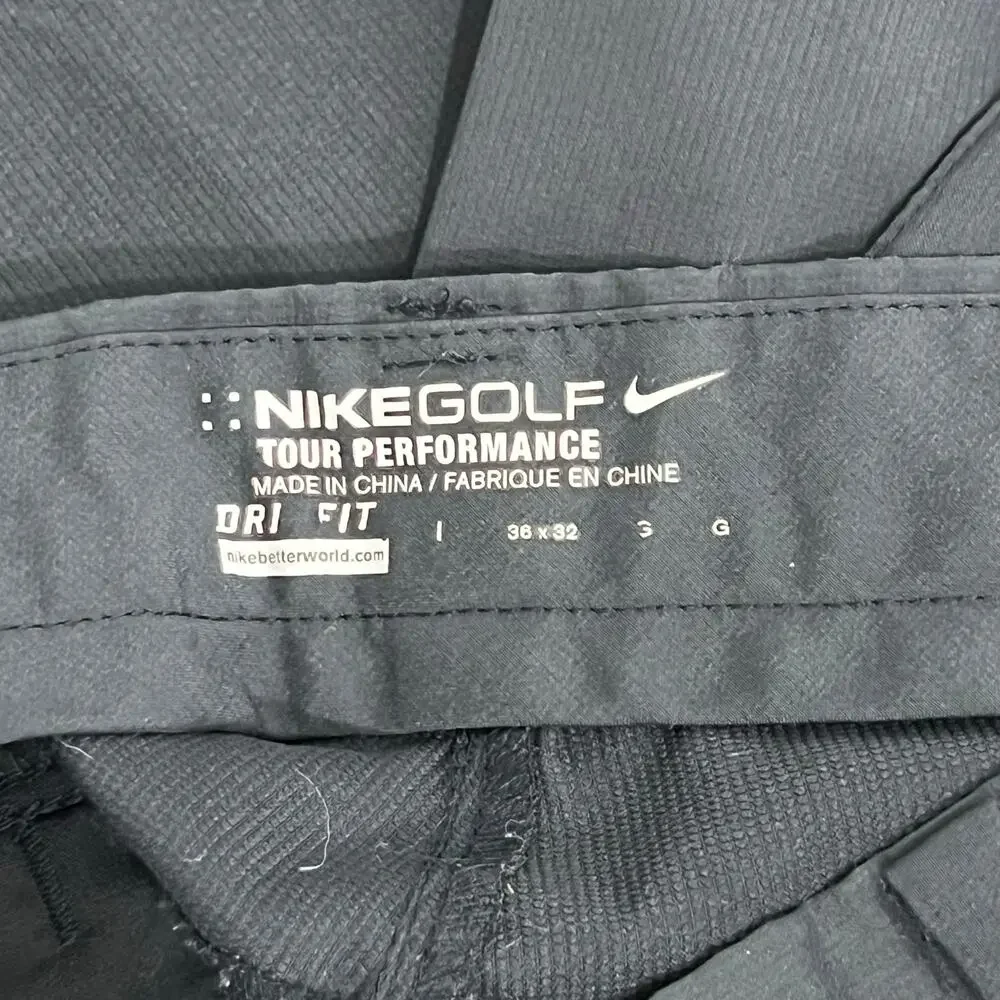 Men's Black Nike Golf Tour Performance Dri Fit Pants 36 x 32